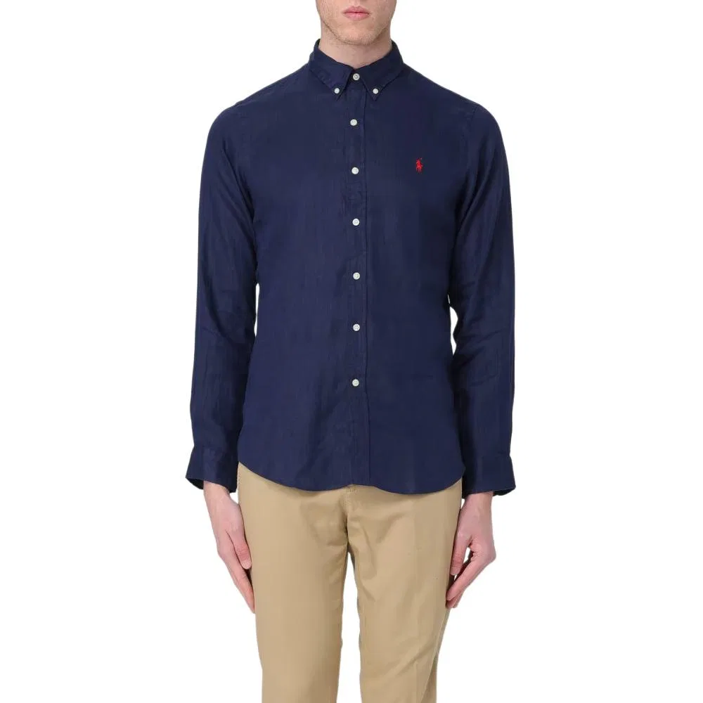 Рубашка легкая All Fits, Polo Ralph Lauren, Marine Blue — фото 4
