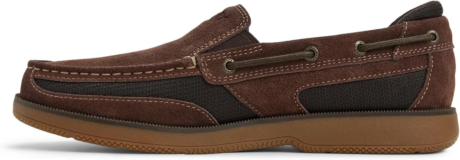 Мужские ботинки на шнуровке Sperry Surveyor имеют темный цвет, темно-коричневый