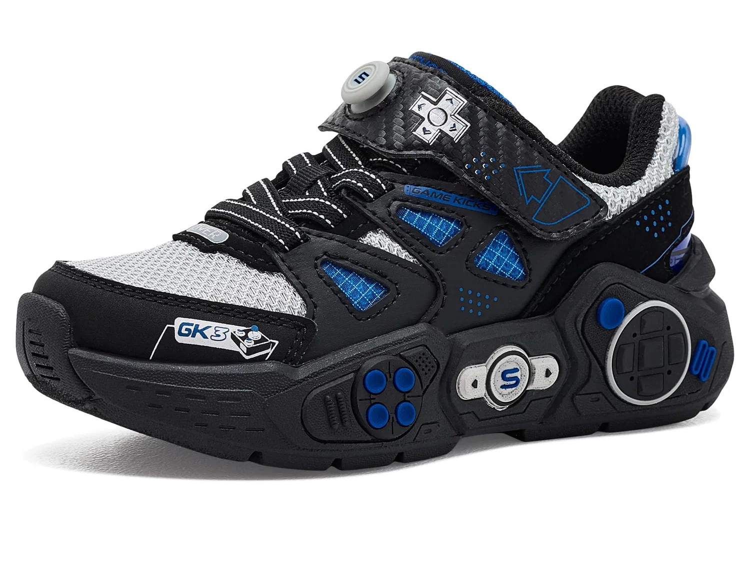 Кроссовки Gametronix 3.0 402277L (для маленьких и больших детей) Skechers Kids, Black/Blue