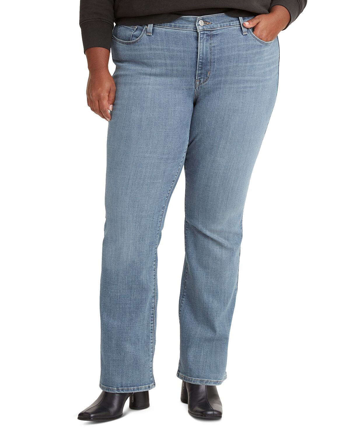 

Модные классические джинсы bootcut большого размера 415 Levi's, мульти
