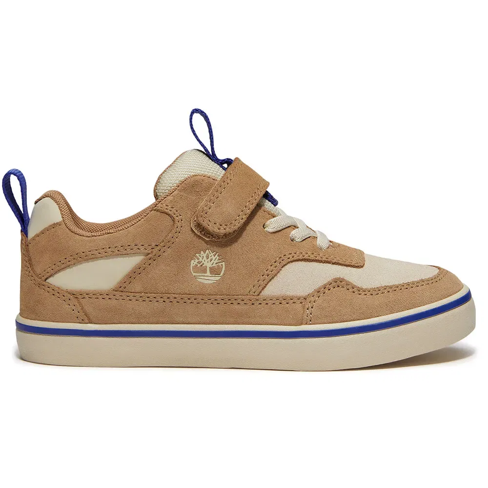 Детские кроссовки для девочек с шнуровкой-эластичной и липучкой Timberland, Beige