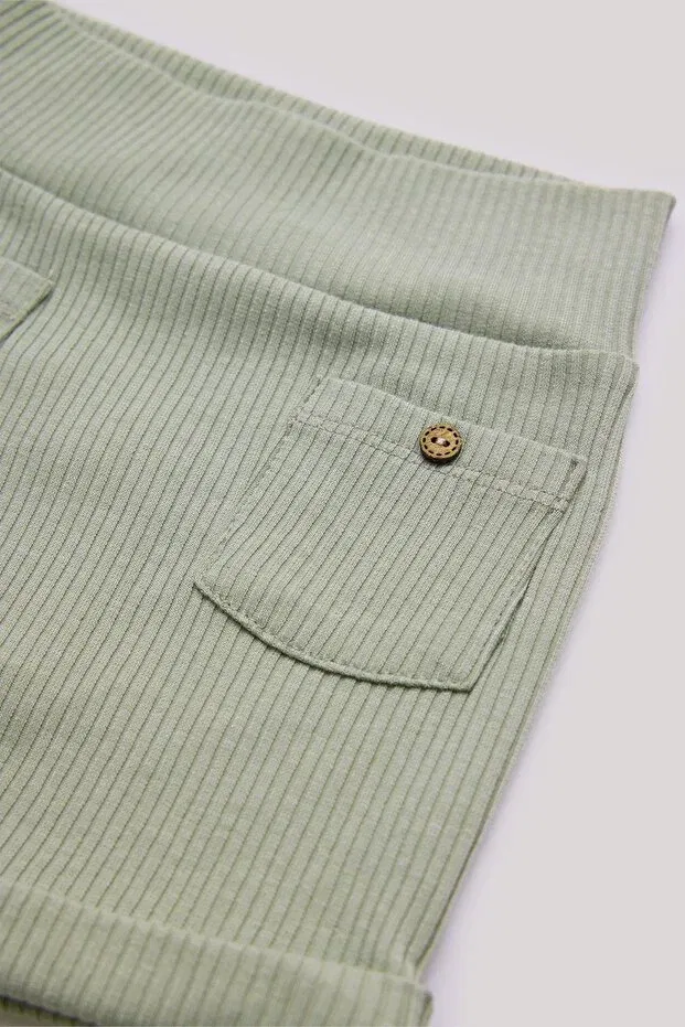 Детские шорты для мальчиков хлопковые Layette, Green — фото 3