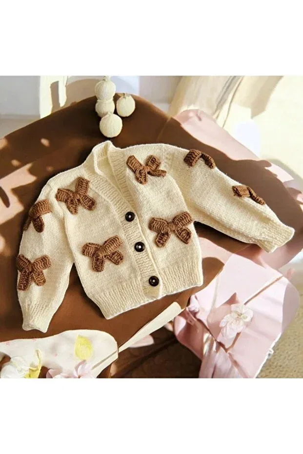 Детский кардиган с длинным рукавом M&A Clothing, Nude Color