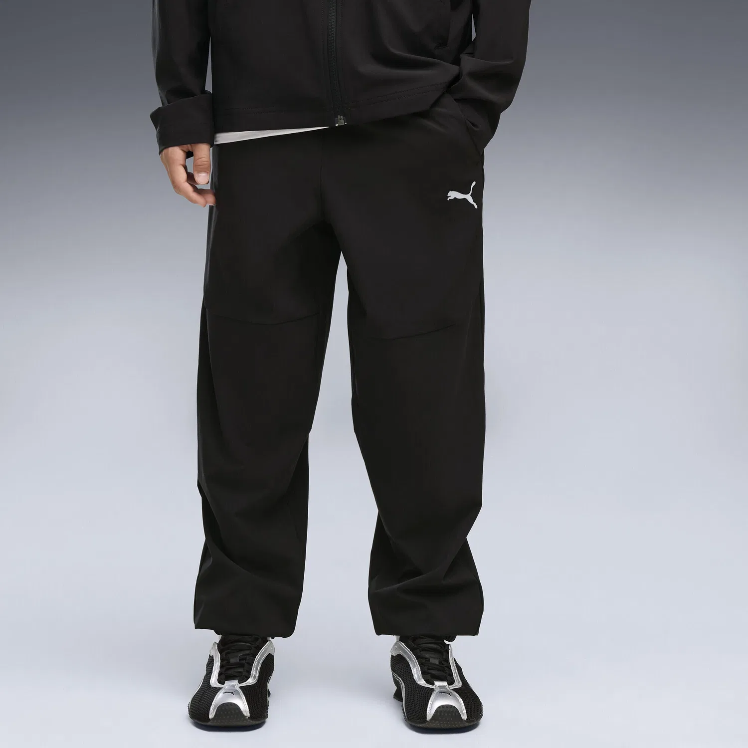 Детские спортивные брюки с 4-Way Stretch PUMATECH Puma, Schwarz — фото 4
