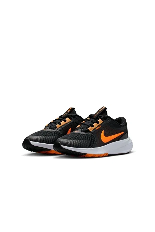 Детские кроссовки для девочек с принтом Star Runner 5 GS Nike, Black/Total Orange-Marakesh-Anthracite