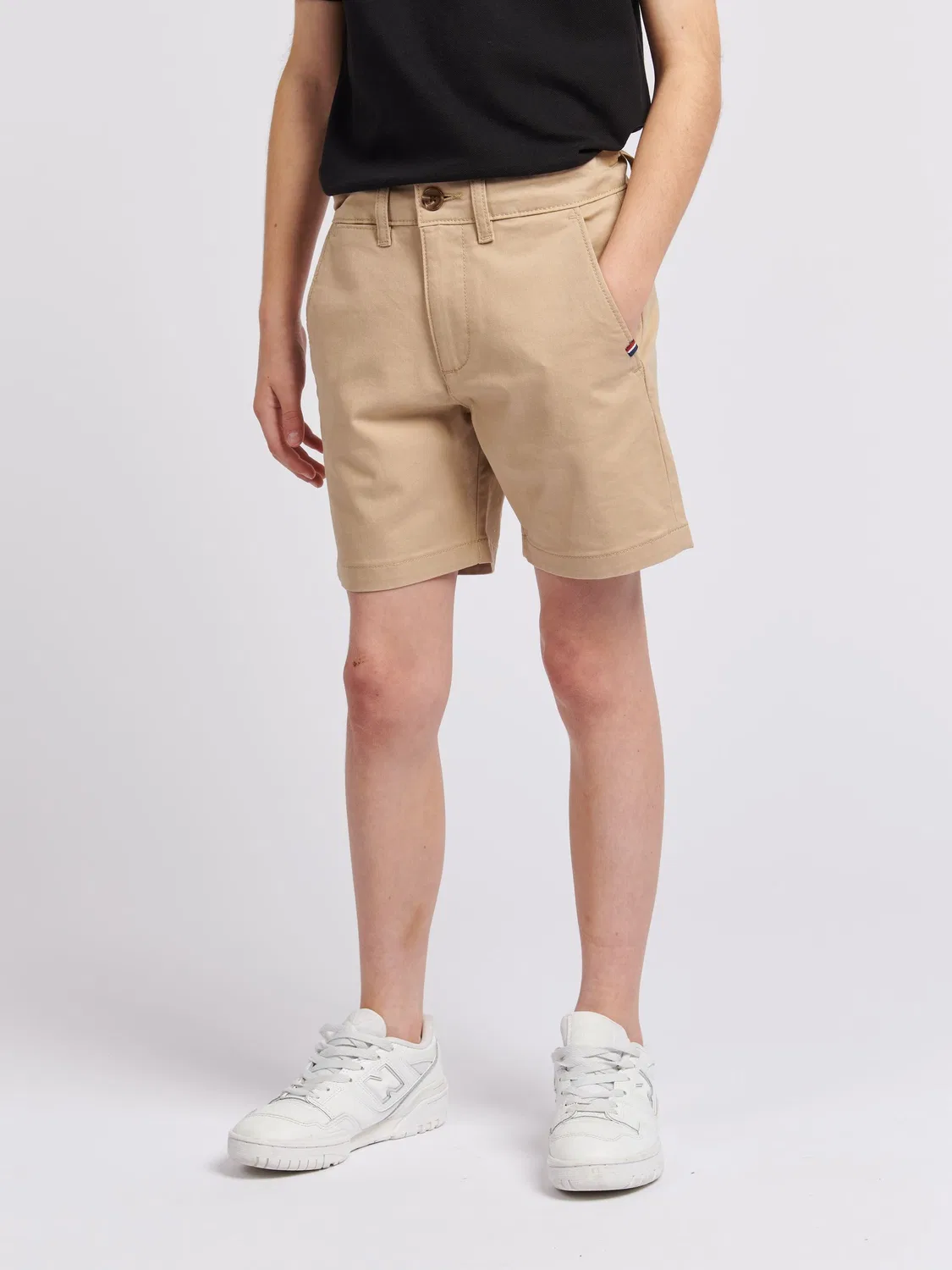 Шорты классические чинос U.S. Polo Assn., кремовый