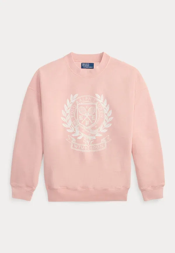 Худи с принтом Wimbledon pullover Polo Ralph Lauren, Carmel Pink, розовый — фото 4
