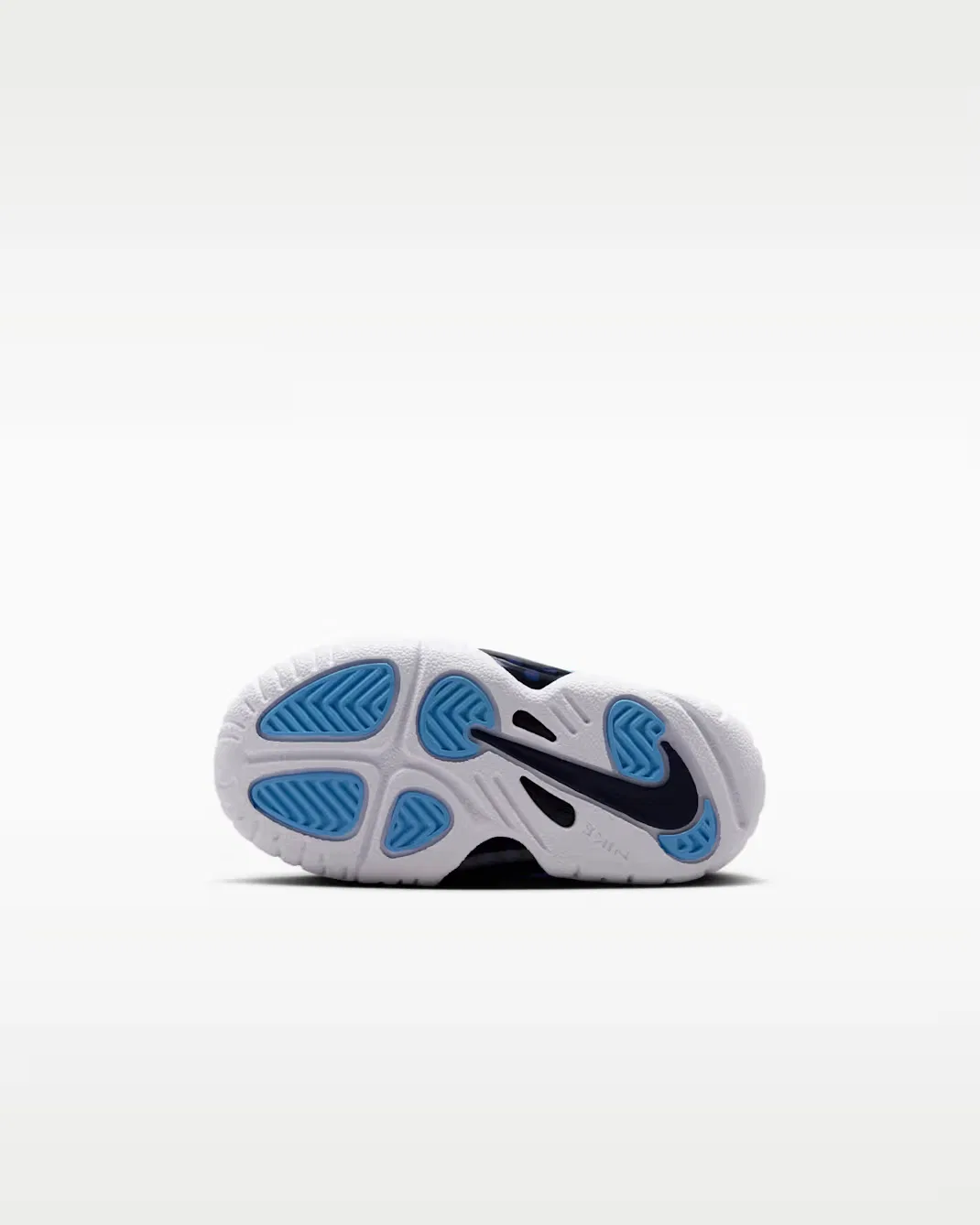 Детская/подростковая обувь Nike Little Posite Pro, University Blue/White/Midnight Navy/White — фото 2