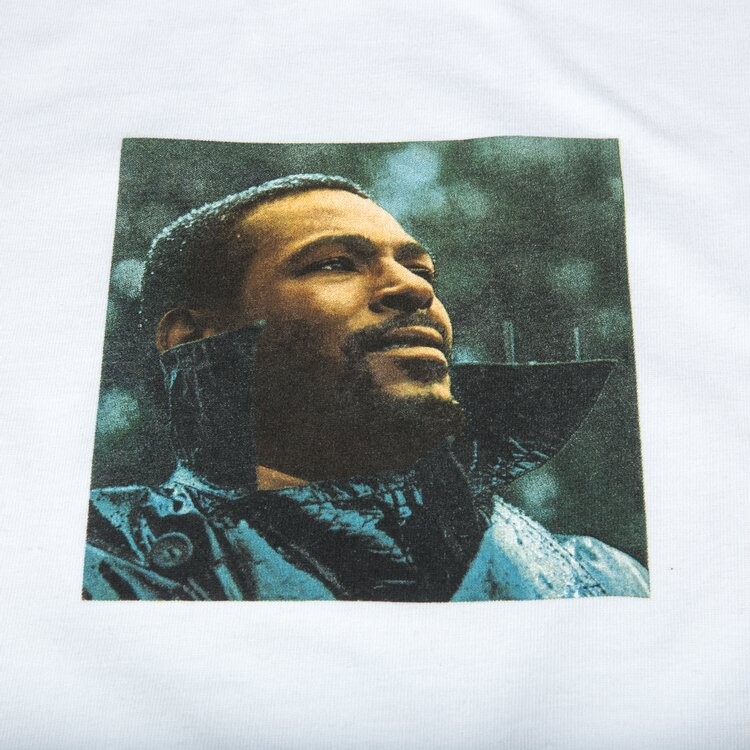 Футболка Supreme Marvin Gaye T-Shirt 'White', белый — фото 4