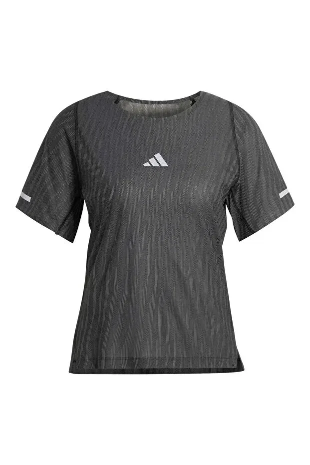 Женская спортивная футболка с быстросохнущей ткани Adidas, Black — фото 4