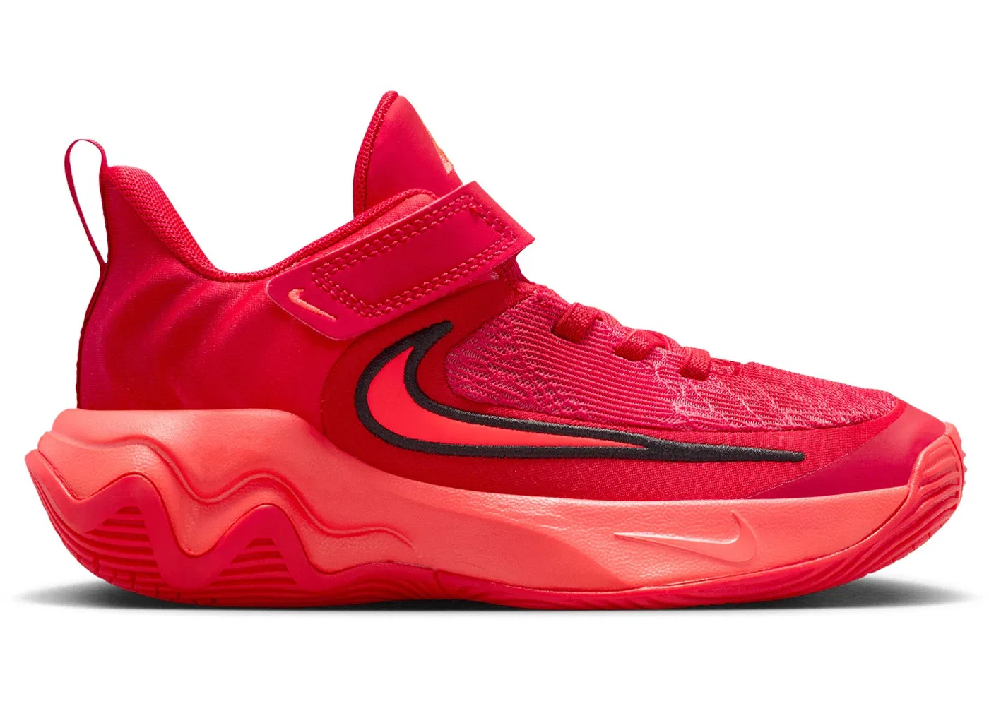 Детские кроссовки для мальчиков Nike Giannis Immortality 4 Nike, University Red Light Crimson Gym Red Bright Crimson