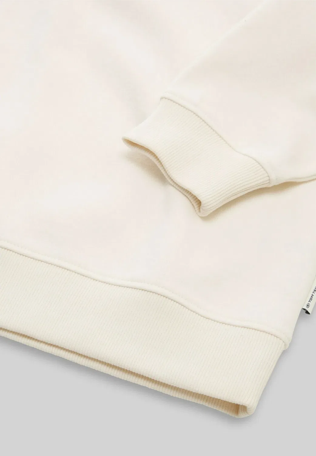 Базовая толстовка Strick & sweatshirts - толстовка Tom Tailor, Gardenia White — фото 3