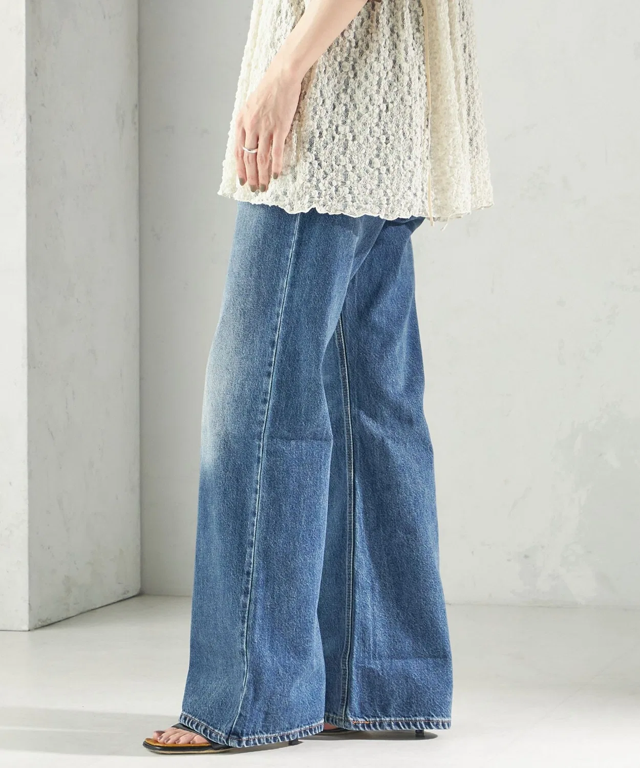 Женские джинсы свободного кроя LOOSE BOOT Levi's, Синий