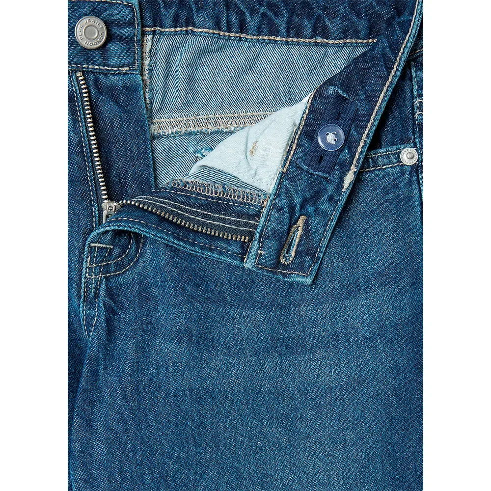 Джинсы прямого кроя с высокой посадкой Robyne Pepe Jeans, синий — фото 3