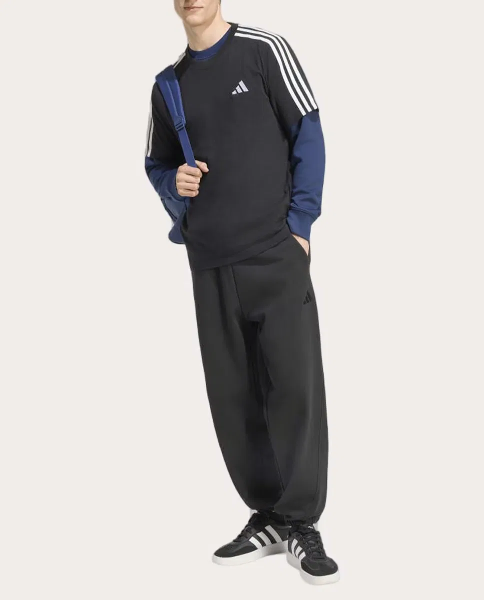 Мужская футболка, Essentials, adidas, черный — фото 3