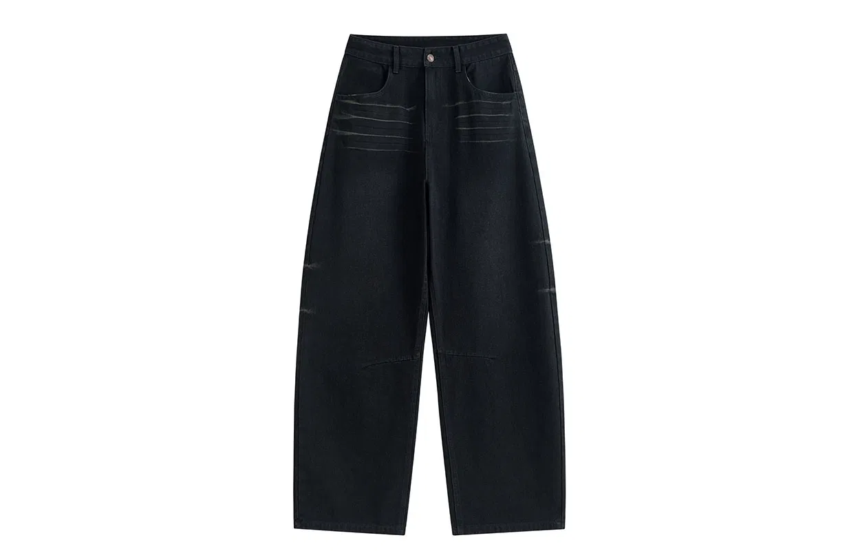 Детские джинсы свободного кроя с широкими штанинами Dickies, Pure Black — фото 3