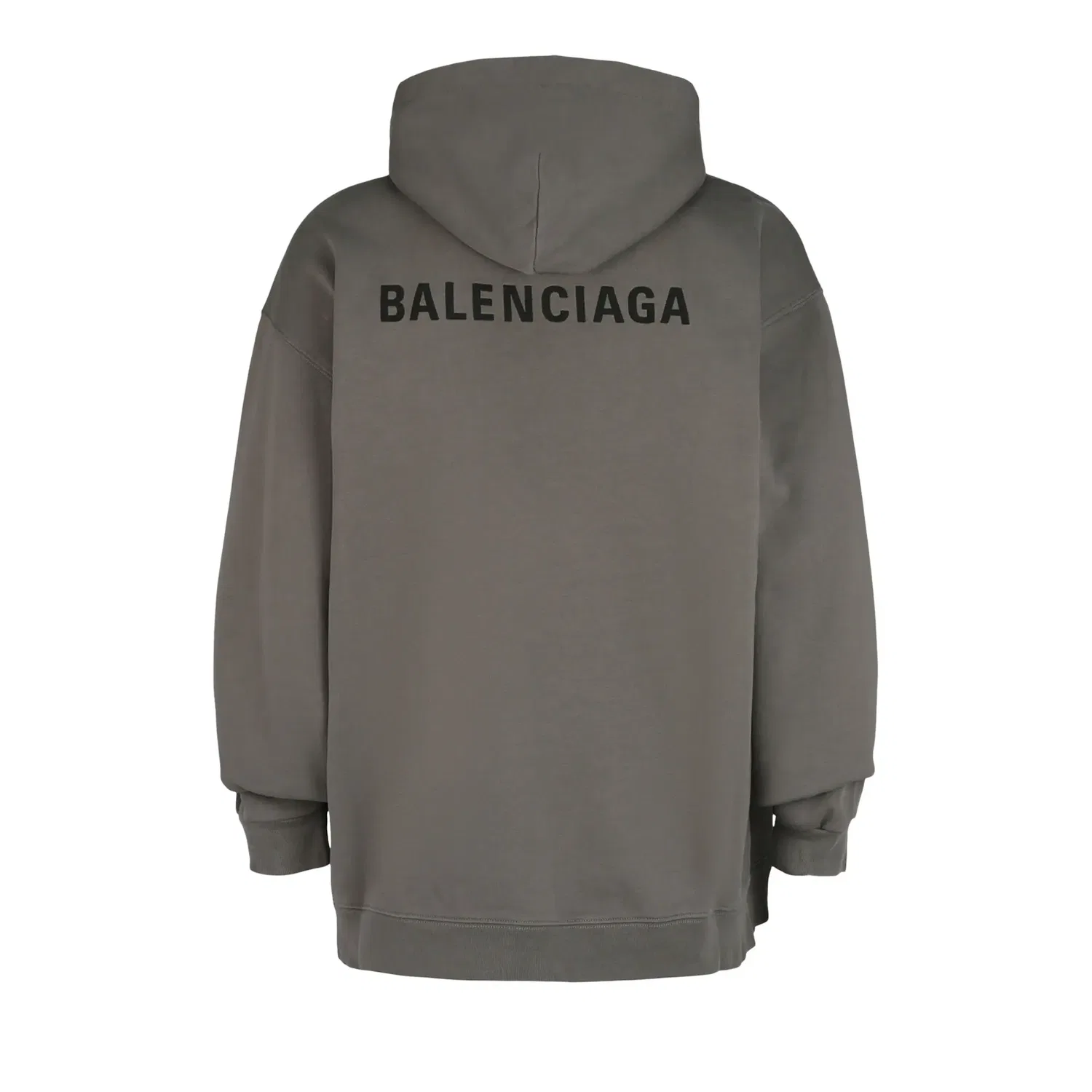 Худи Balenciaga с вышитым логотипом, серый — фото 2