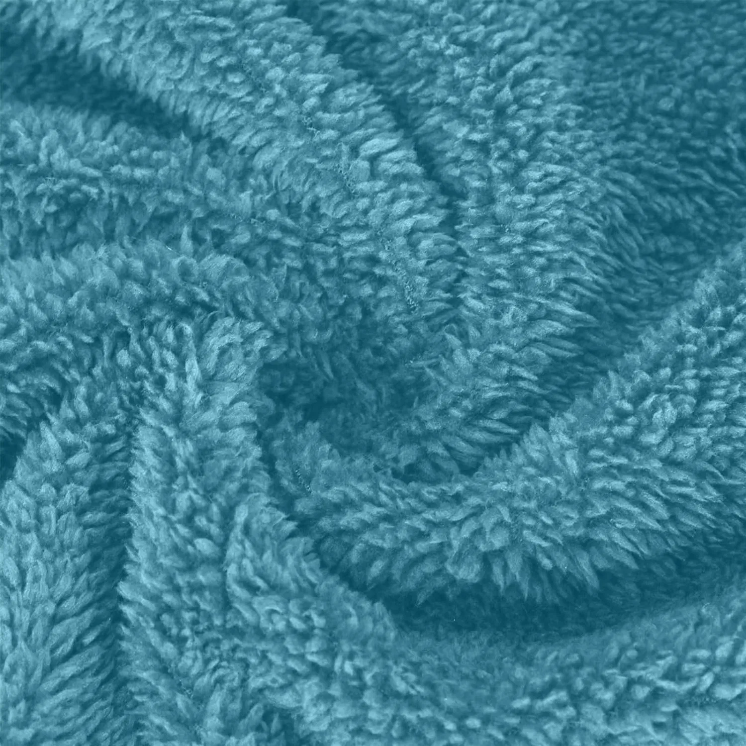 Женское утеплённое пальто с капюшоном и карманами, Sky Blue — фото 4