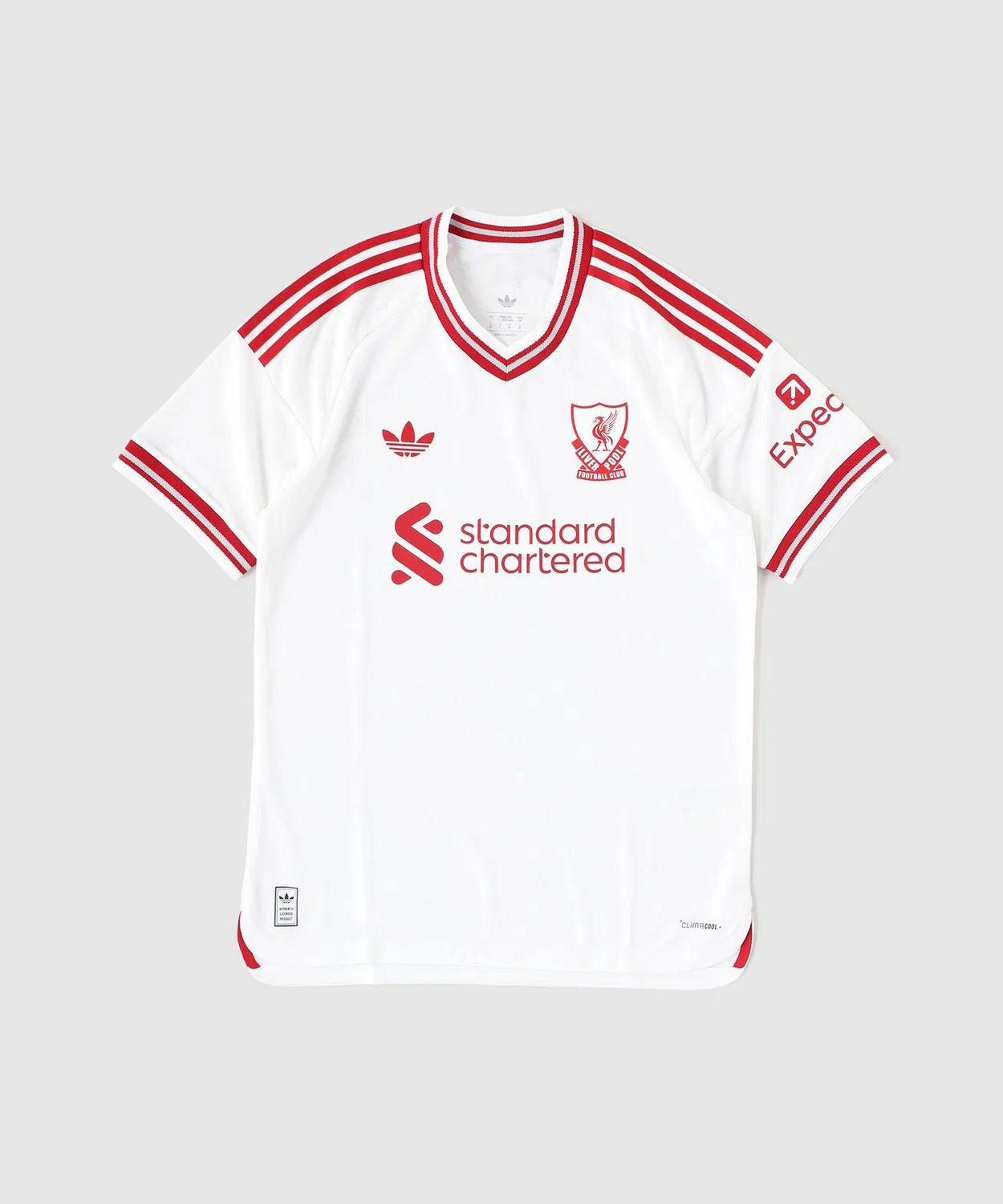 Мужская футболка с коротким рукавом Liverpool FC Away Authentic Adidas, Белый