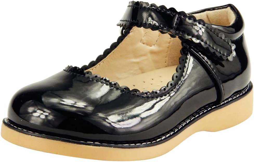 

Красные лакированные туфли Мэри Джейн от кукольницы The Doll Maker, черный