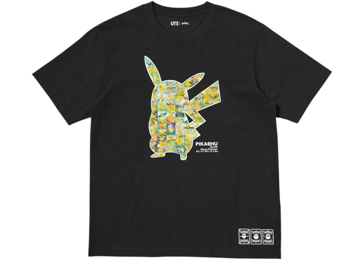 Детская футболка с принтом Pokemon Uniqlo x Pokemon UT Graphic T-Shirt, Black