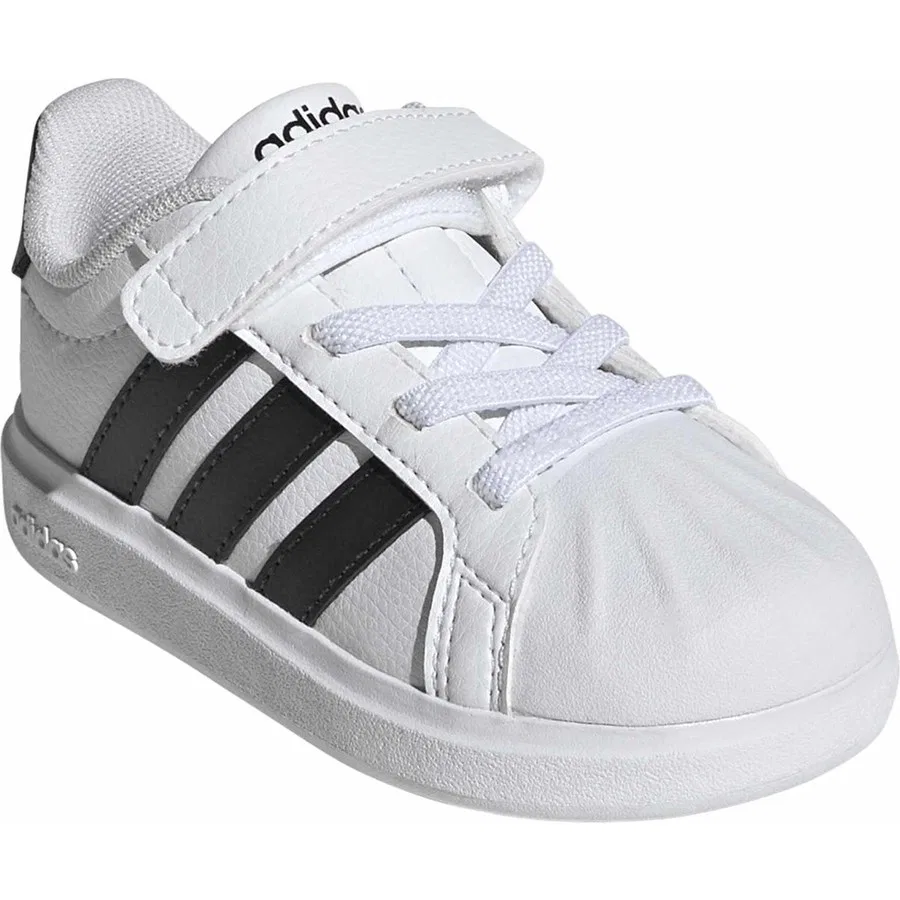 Детские спортивные кроссовки с шнуровкой Streettalk El I adidas, Белый — фото 3