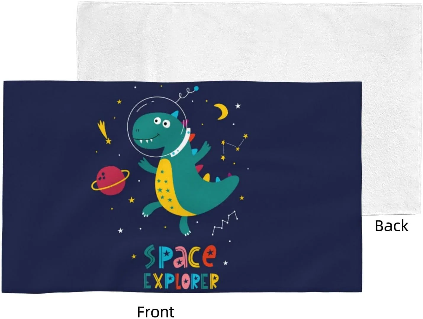 Мочалка Pevtufa Dinosau Space Explorer, 69x40 см, Dinosau Space Explorer — фото 3
