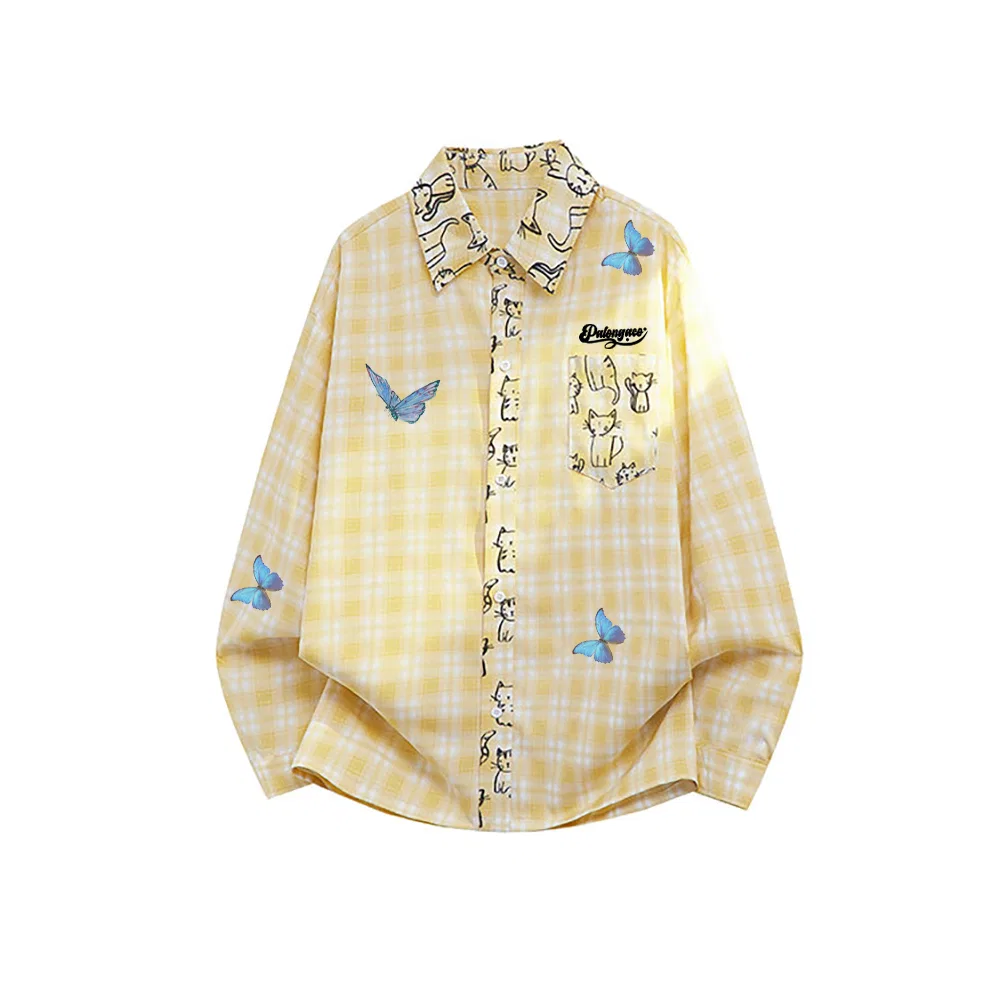 Детская рубашка с воротником Модель Other PAL ONGACO, Light Yellow