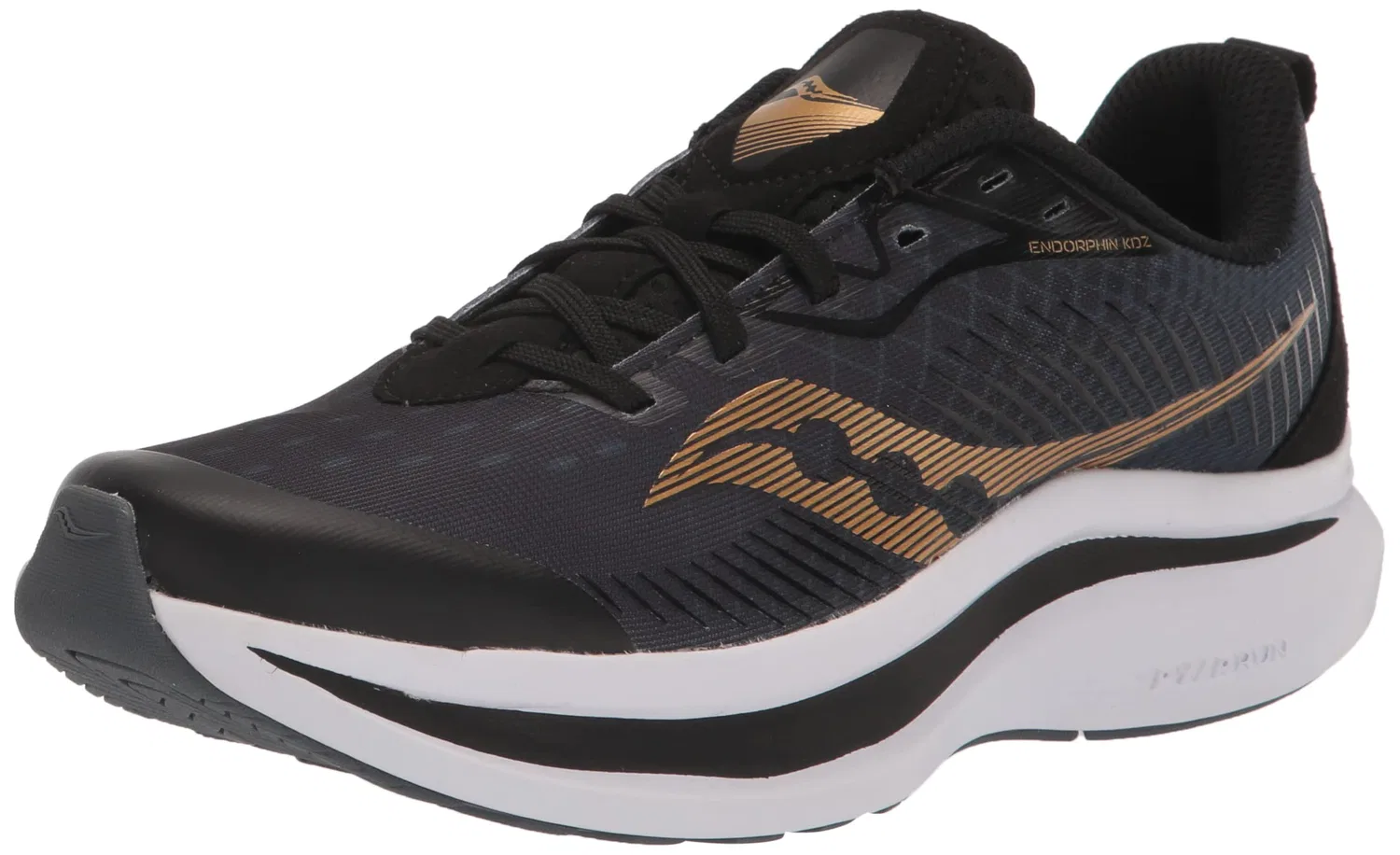 Детские кроссовки для мальчиков с технологией SPEEDROLL Endorphin KDZ Saucony, Black
