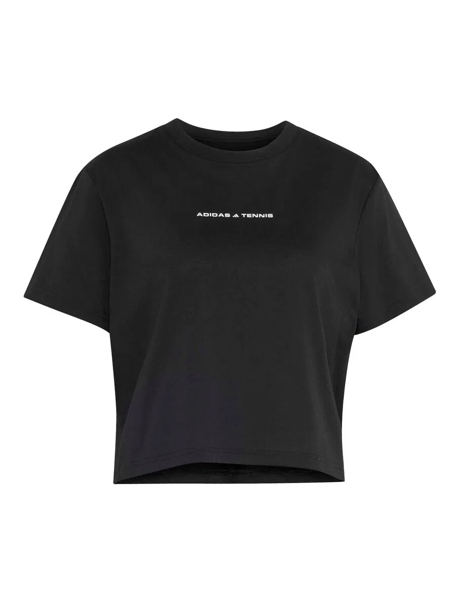 Спортивная футболка ADIDAS PERFORMANCE Performance Shirt 'Tns Cltr' черного цвета