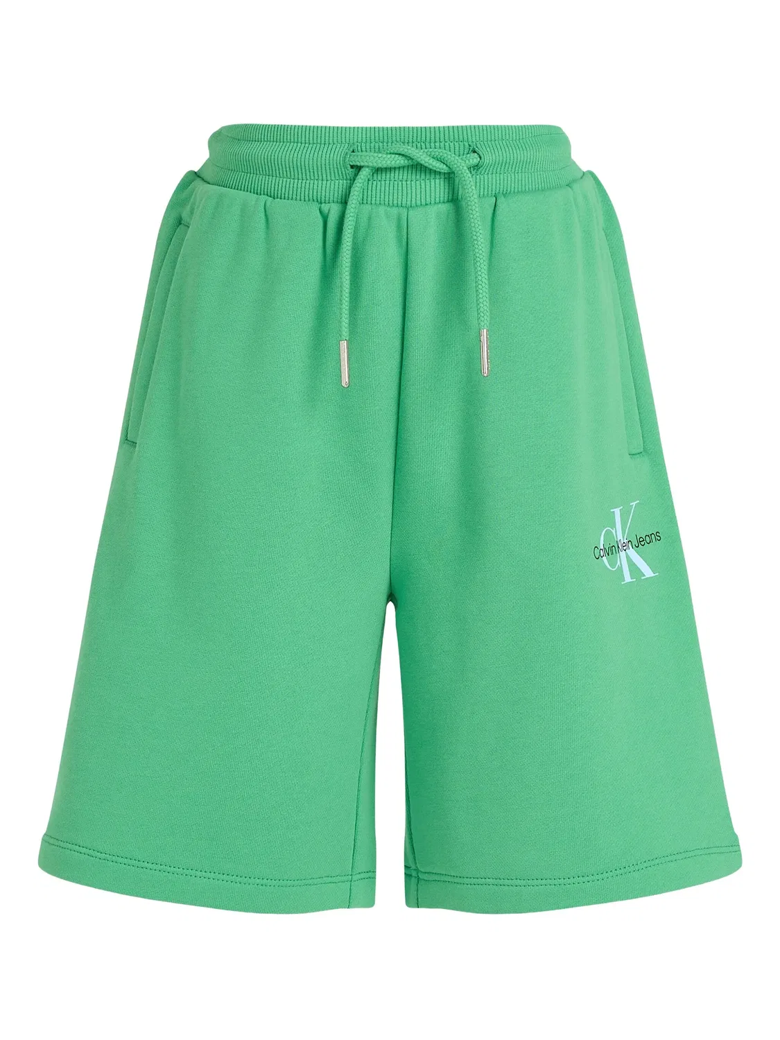 Спортивные шорты с вышитым логотипом Calvin Klein Kids, зеленый