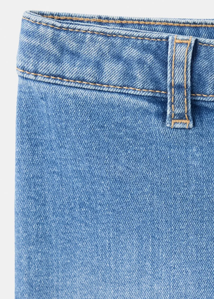 Детские джинсы MANGO KIDS Regular Jeans 'SEAMLESS' синего цвета — фото 4