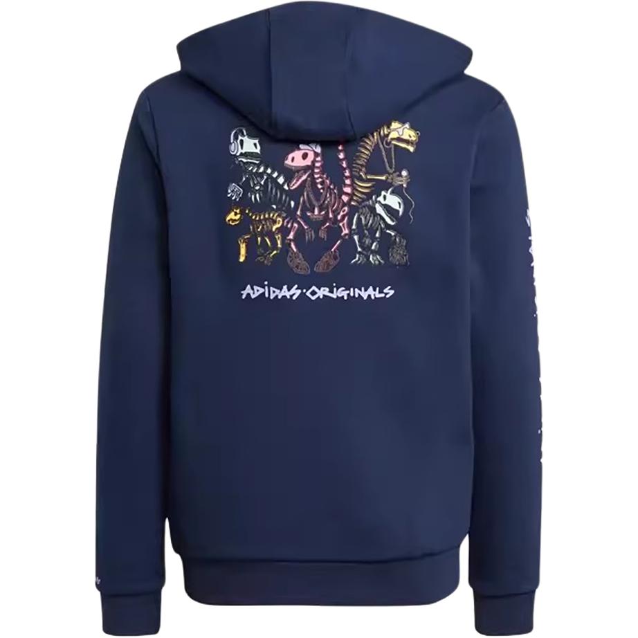 Свитшот Adidas Originals для младших школьников, синий/розовый — фото 3