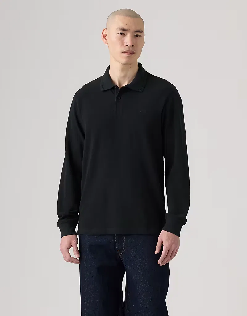 Поло Original с длинным рукавом Levi's, черный