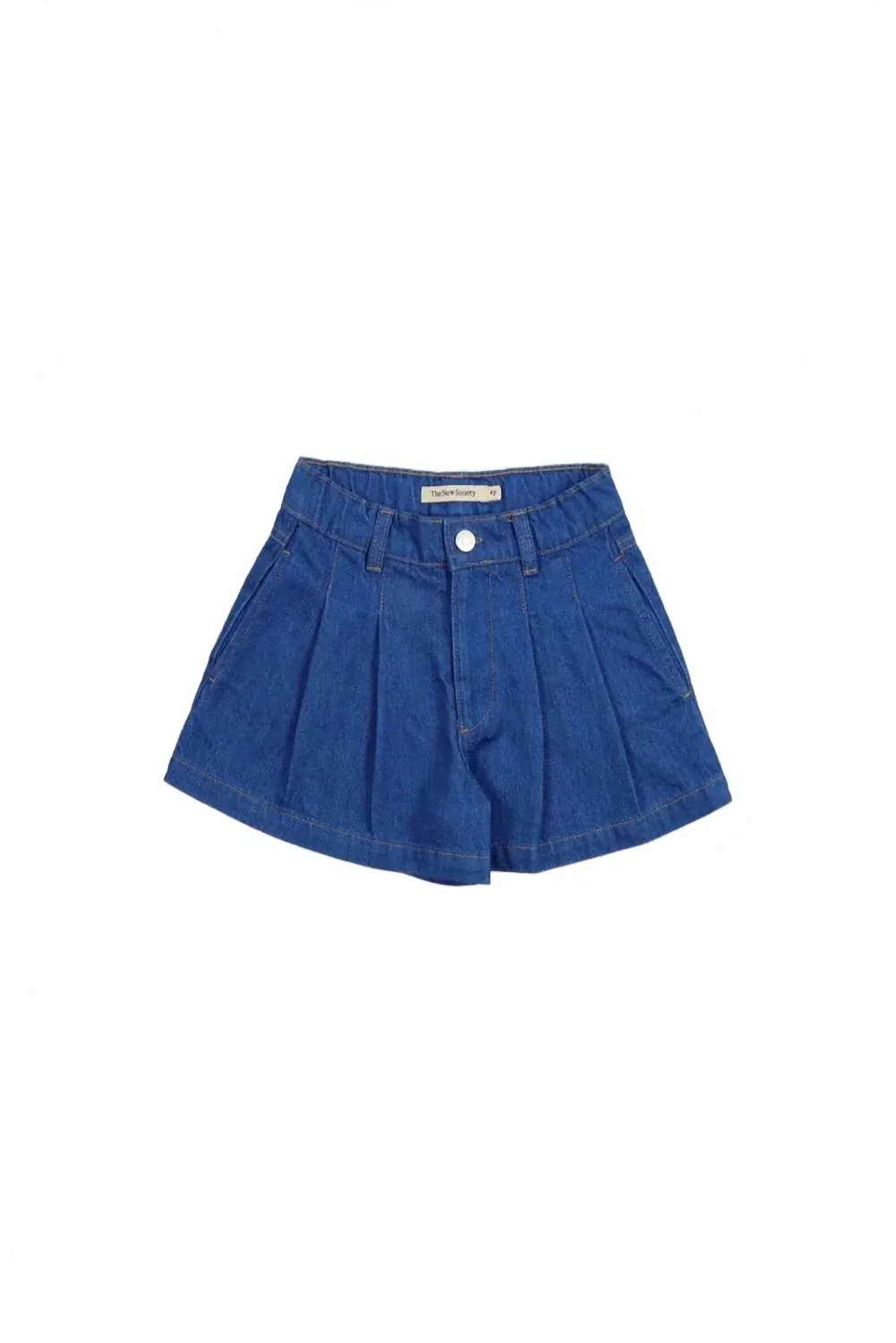 Детские шорты для девочек с защипами Tulip The New Society, Blue Denim