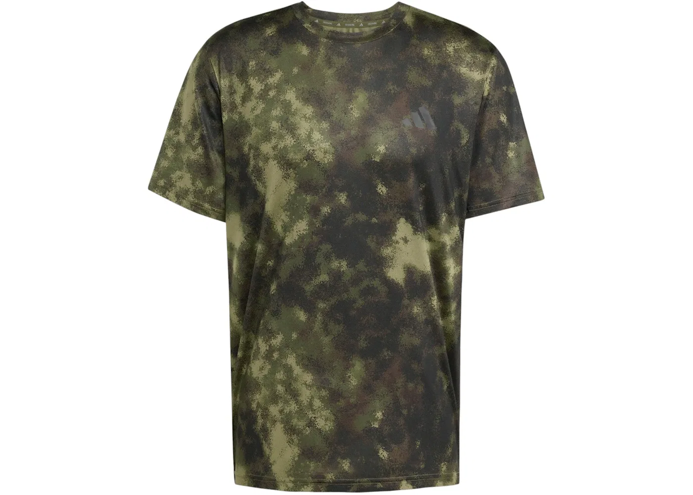 Мужская футболка с принтом Train Essentials Seasonal All Over Print Tee Adidas, Olive Strata