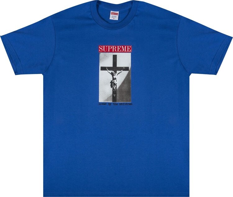 

Футболка Supreme Loved By The Children Tee 'Royal', синий