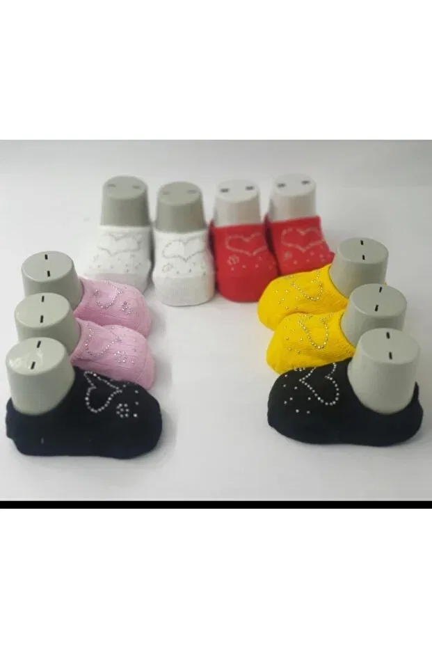 Детские носки для девочек с принтом Baby ballerina with stone Özkardeşler Baby, Multicolor