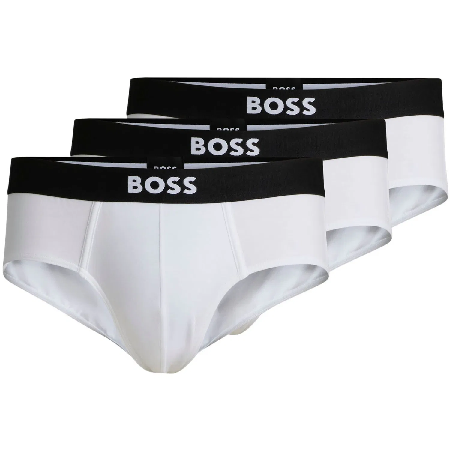 Мужские hipster трусы 3 шт. в упаковке BOSS, White