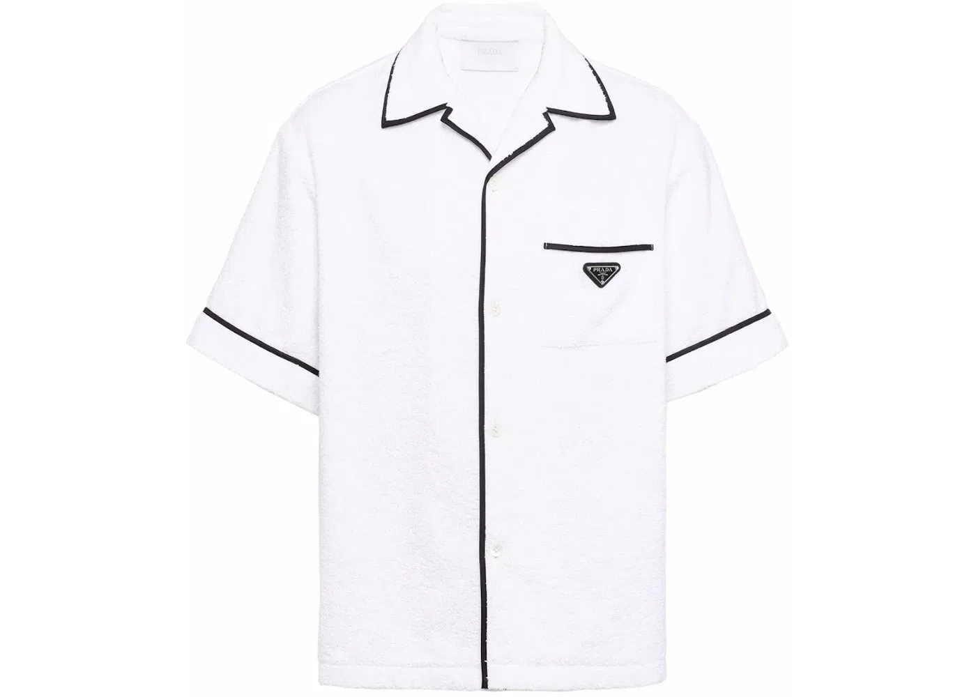 Мужская рубашка хлопковая Prada, White
