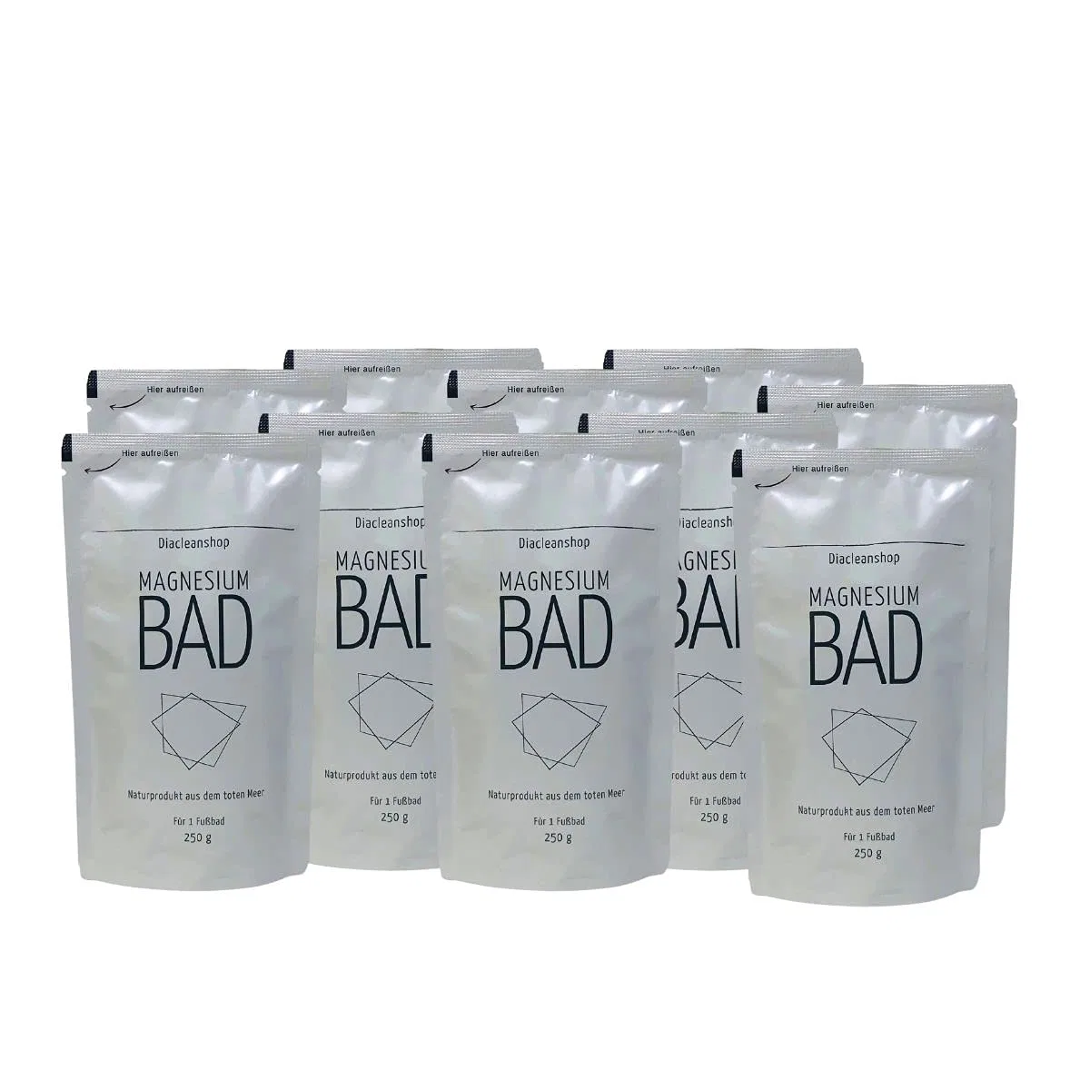 Соль для ванны магниевая, DIACLEANSHOP, 10 x 250 г