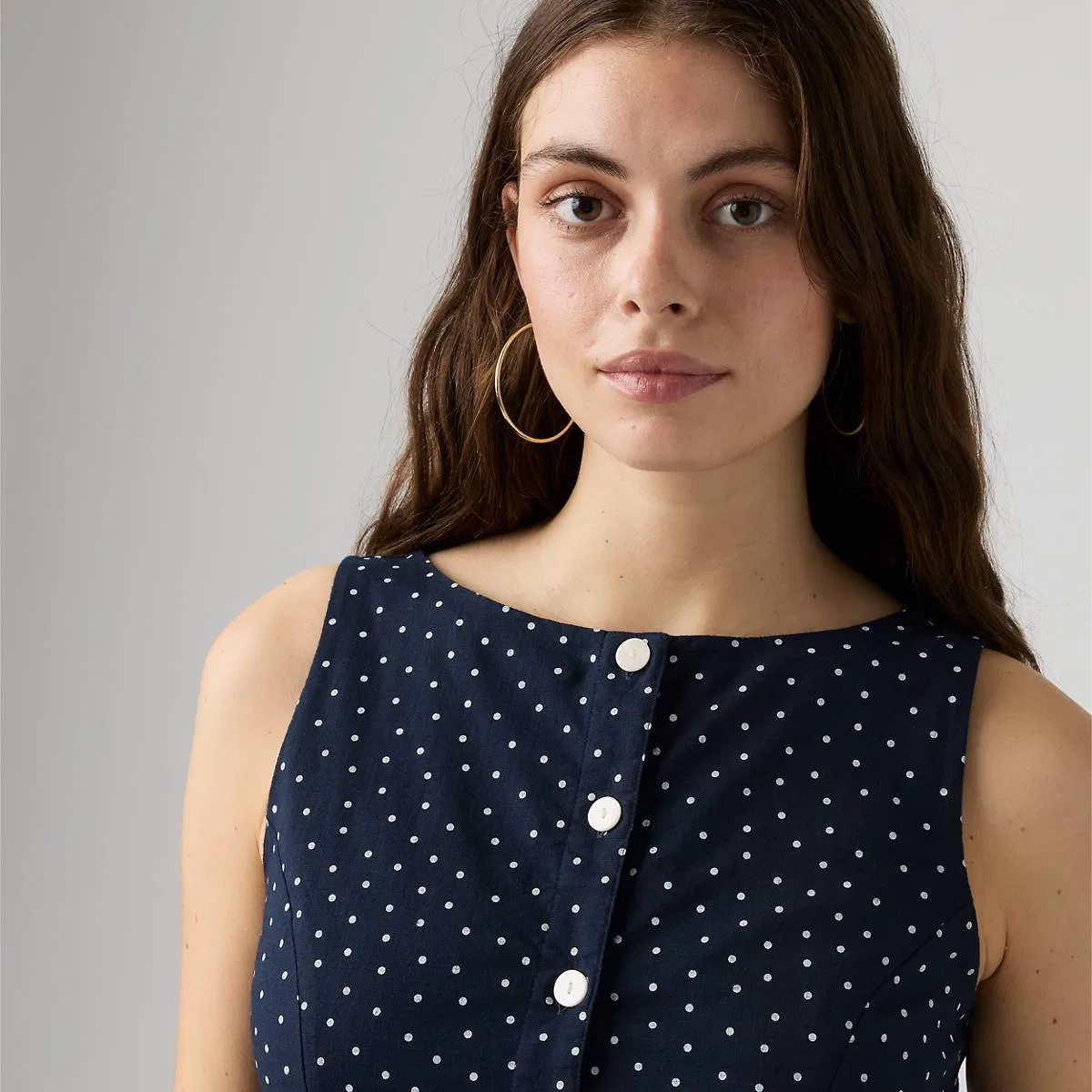 Блузка без рукавов Pippa Levi's, Inga Dot Navy Blazer - Blue — фото 2