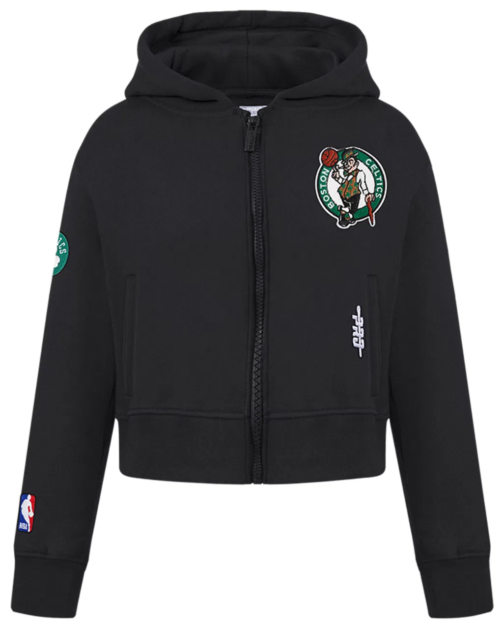 Детская толстовка на молнии Boston Celtics Classic Pro Standard, черный