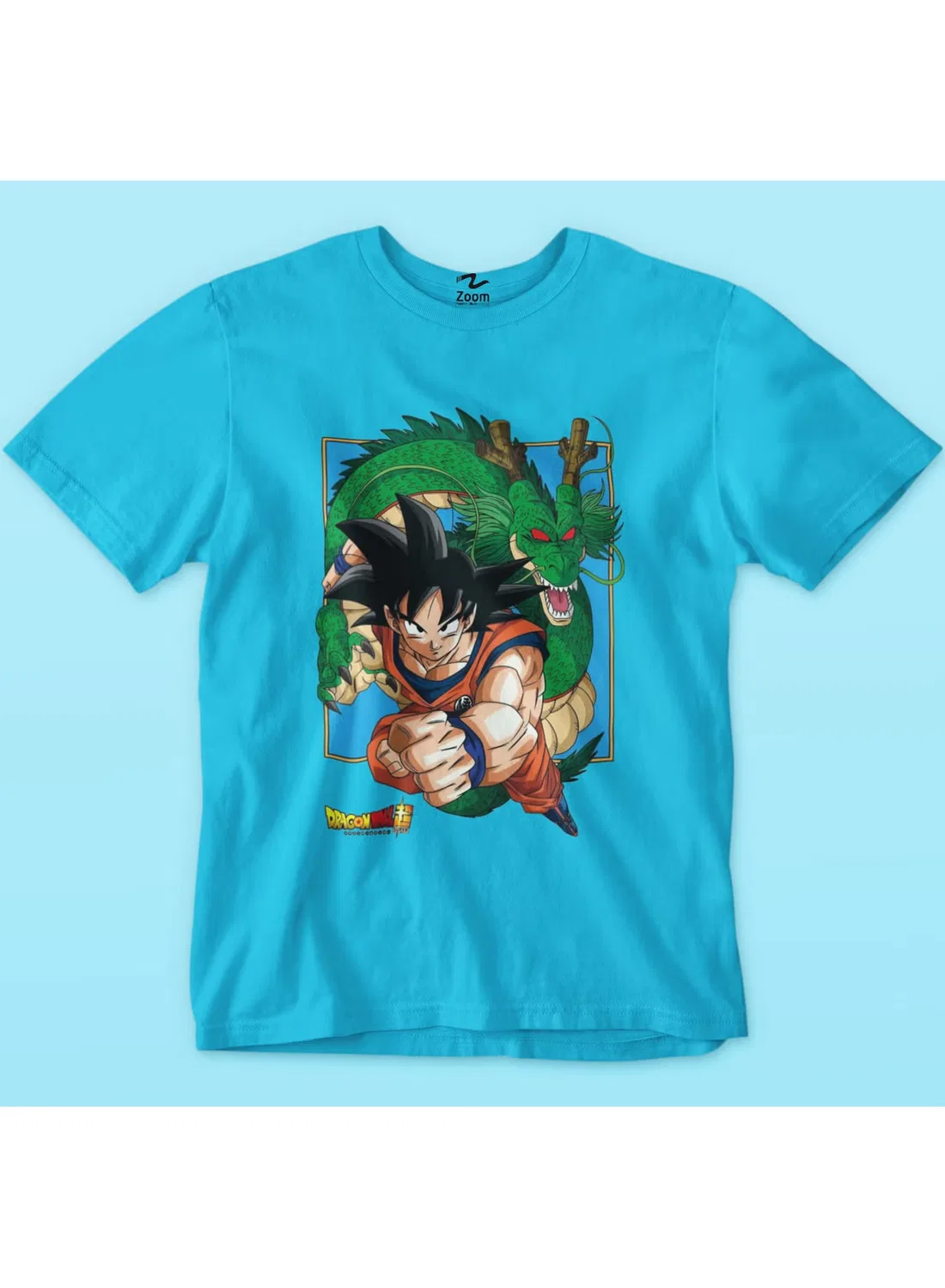 Футболка с принтом Goku Zoom, голубой