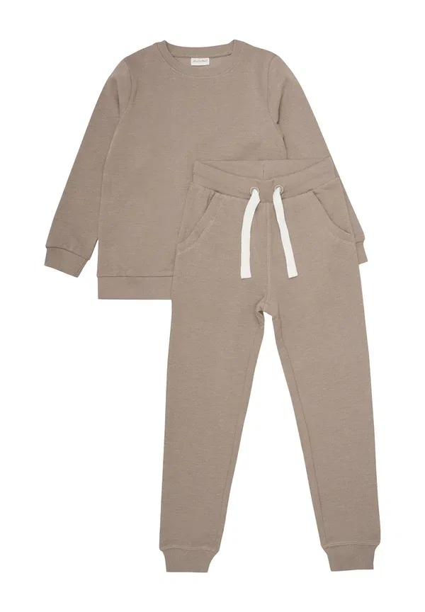 Спортивный костюм из хлопка и полиэстера Misweat set Minymo, Fossil