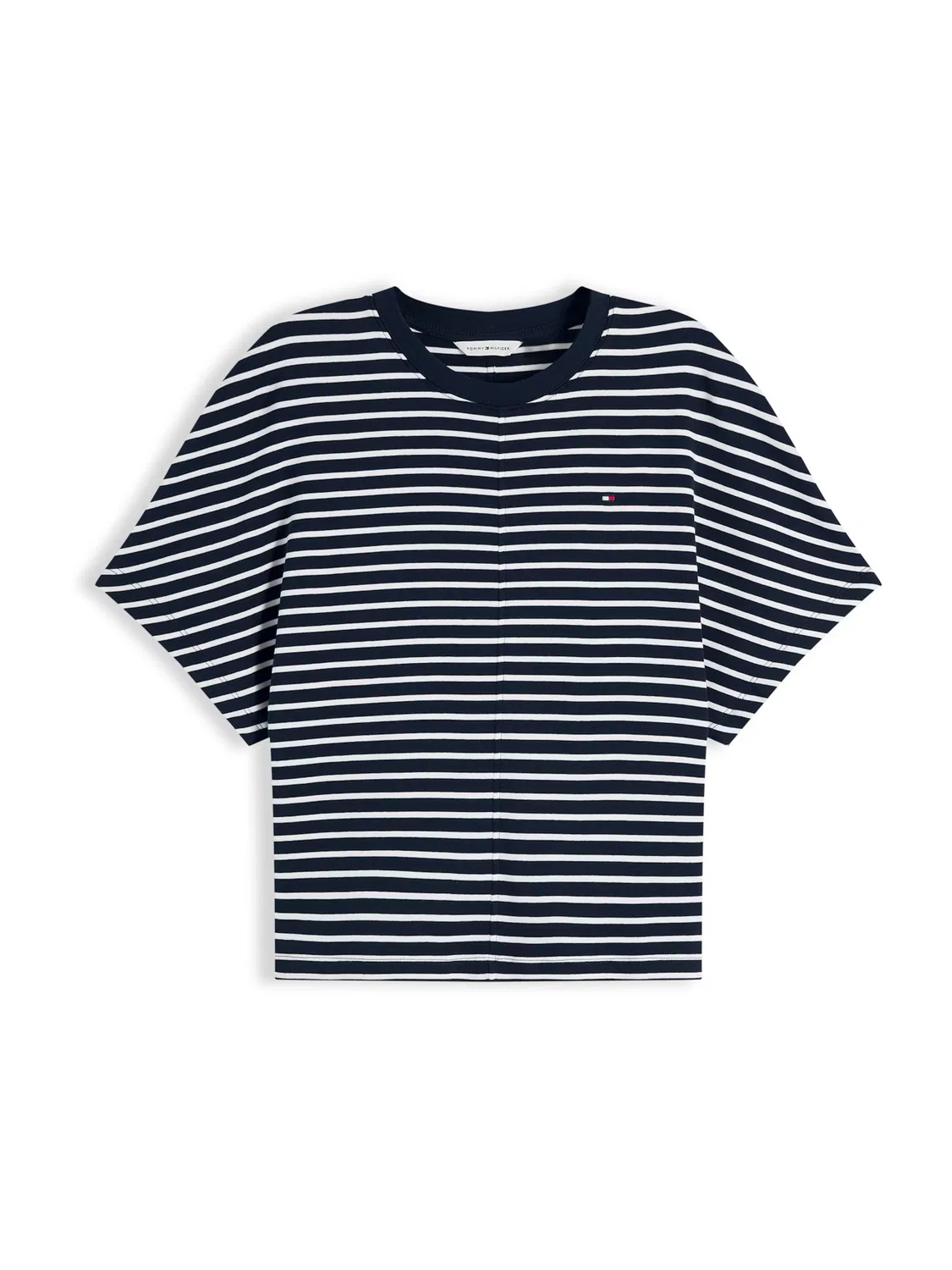 Рубашка Tommy Hilfiger с рукавами летучая мышь темно-синего цвета