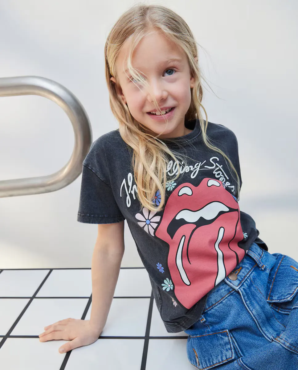 

Футболка с короткими рукавами для девочки Kids El Corte Inglés, черный