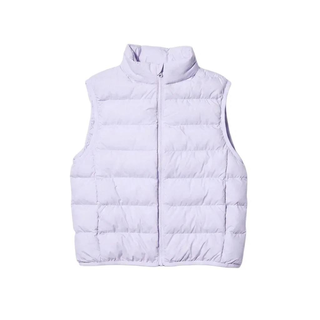 Детский жилет с воротником-стойкой UNIQLO, Light Blue Purple
