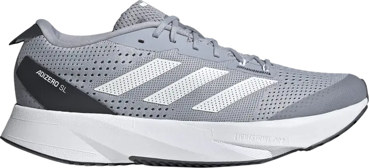 

Кроссовки Adidas Adizero SL 'Halo Silver Carbon', серебряный, Серый, Кроссовки Adidas Adizero SL 'Halo Silver Carbon', серебряный