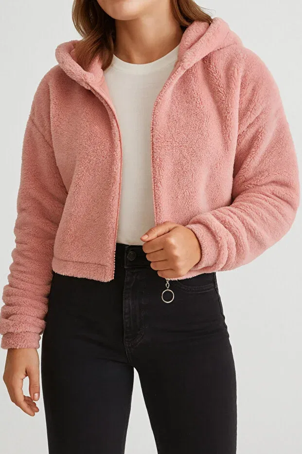 Детская куртка для девочек на молнии Welsoft Hooded Buufuu, Pink
